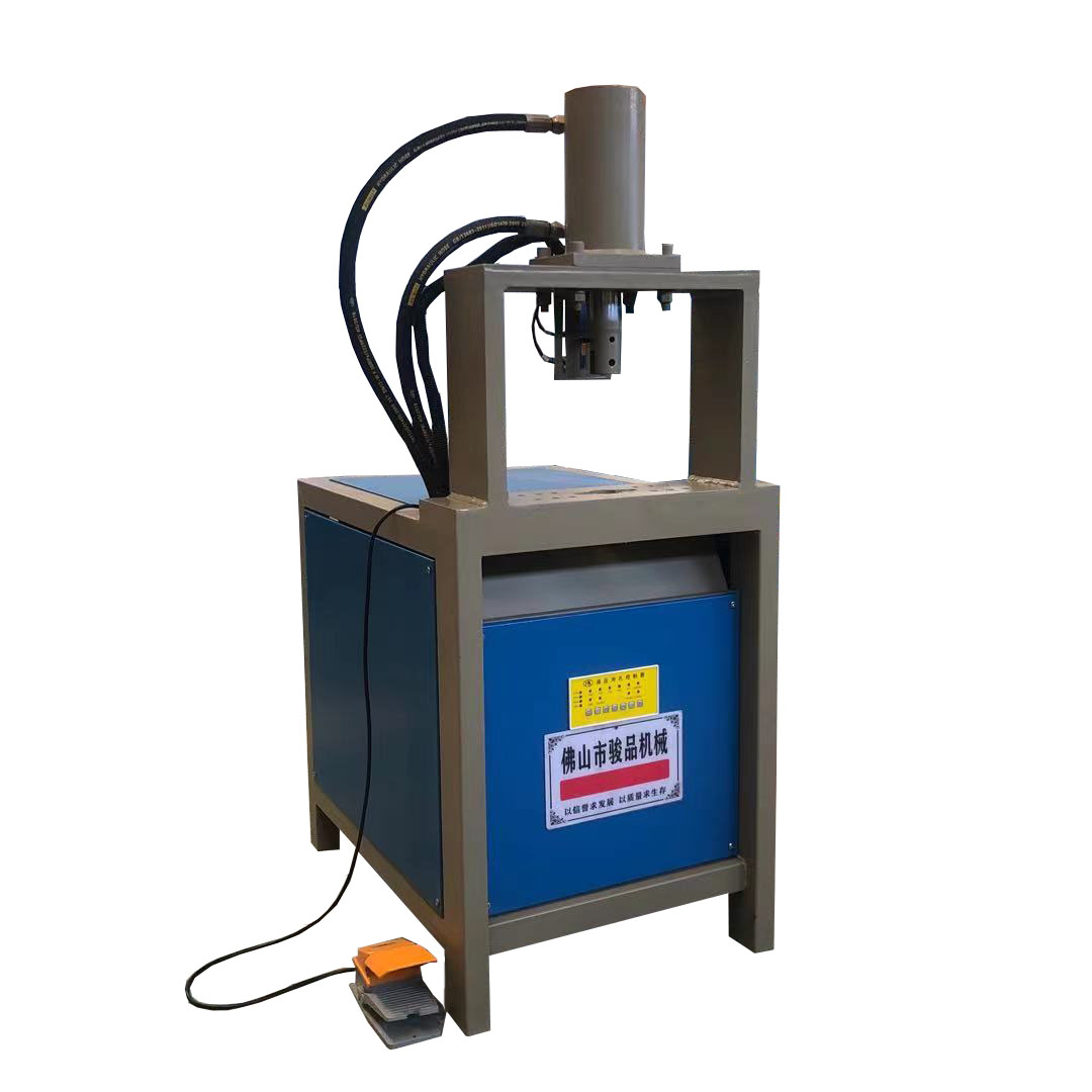 镀锌护栏冲孔机 空调支架打孔设备 角钢方管断料机防盗网冲孔机