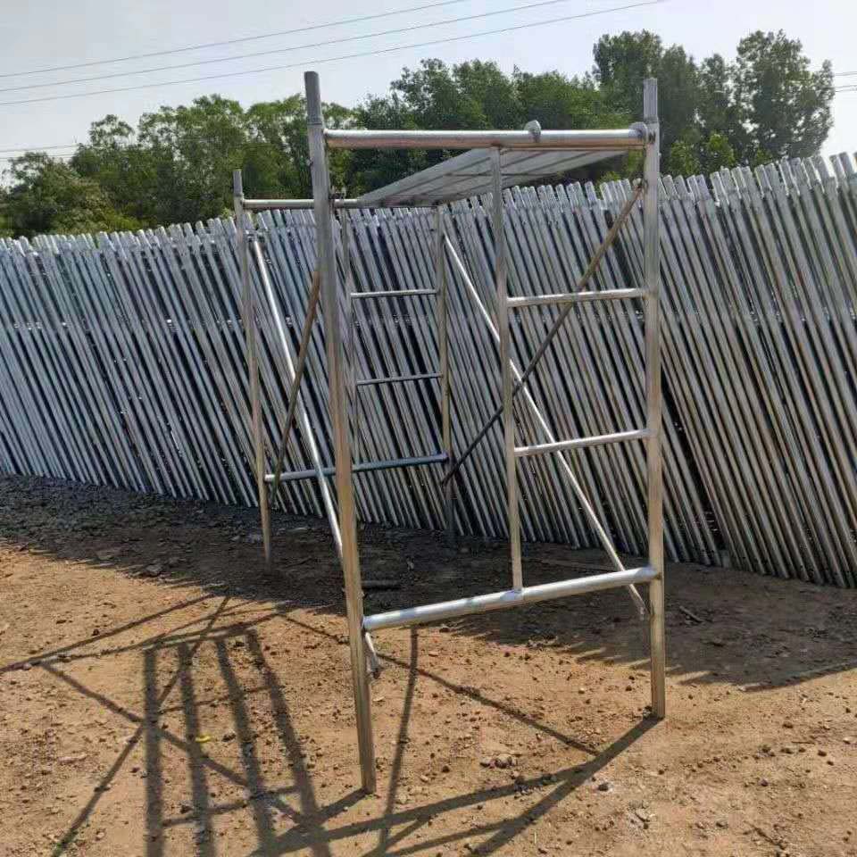 活动脚手架1米移动脚手架护栏各种样式脚手架梯式门式架超畅供应