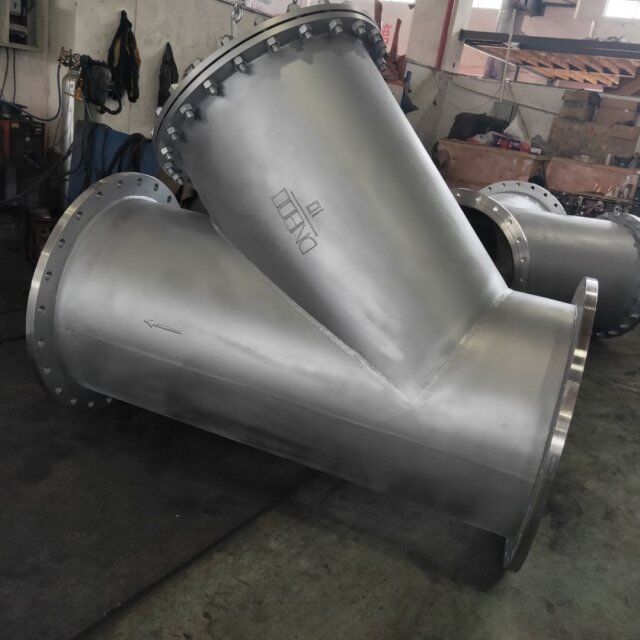 高密度焊件y型过滤器碳钢管道连接304材质