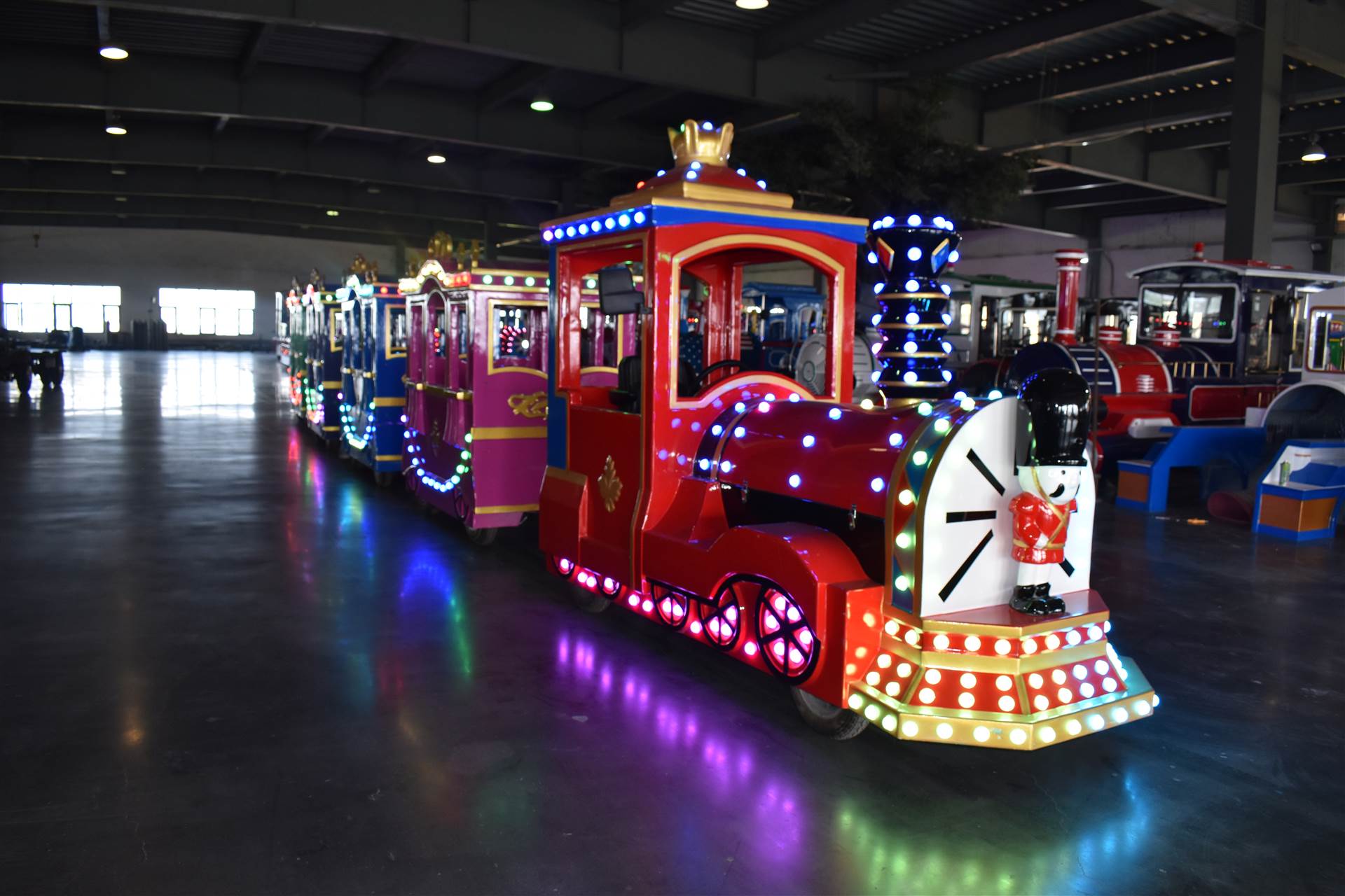 商场观光无轨小火车儿童乐园广场