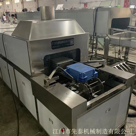 水果箱洗箱机 自动托盘喷淋清洗机 通过式喷淋清洗设备