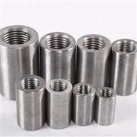 海晨销售 直螺纹连接套筒 正反丝变径钢筋连接套筒 钢筋连接套管厂家