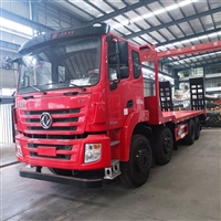 300挖机拖车 东风锦程 前四后八 板长9米  国六350马力  二手钩机平板