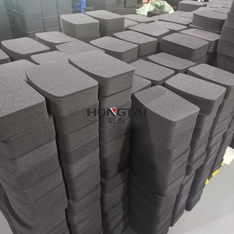 防震海绵内衬包装 海绵内托定制泡棉植绒内衬