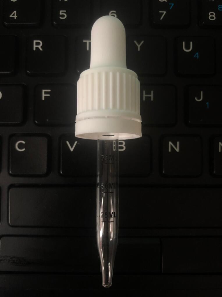 防盗胶头滴管 山东药玻 配精油瓶18-415 塑料/玻璃滴管 可带刻度
