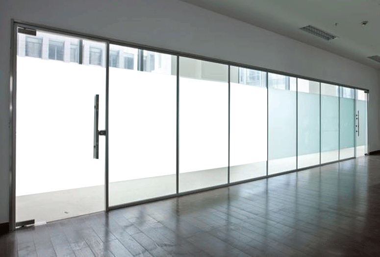 深圳福摩贝斯智能调光玻璃 办公会议室用隔断雾化玻璃
