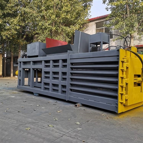 全自动废纸板打包机小型服装打包机圣嵘厂家定制