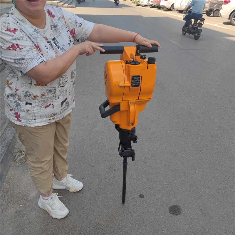 汽油凿岩机 yn27c内燃凿岩机 混凝土水泥地面岩石二冲程汽油钻