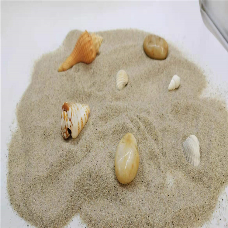 蓝澄网红沙滩沙沙滩造景沙圆粒彩砂人工沙滩沙