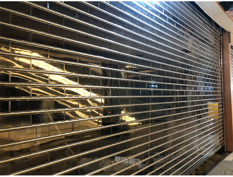 嘉禾望岗水晶卷帘门广州白云区透明水晶卷闸门定制安装和维修