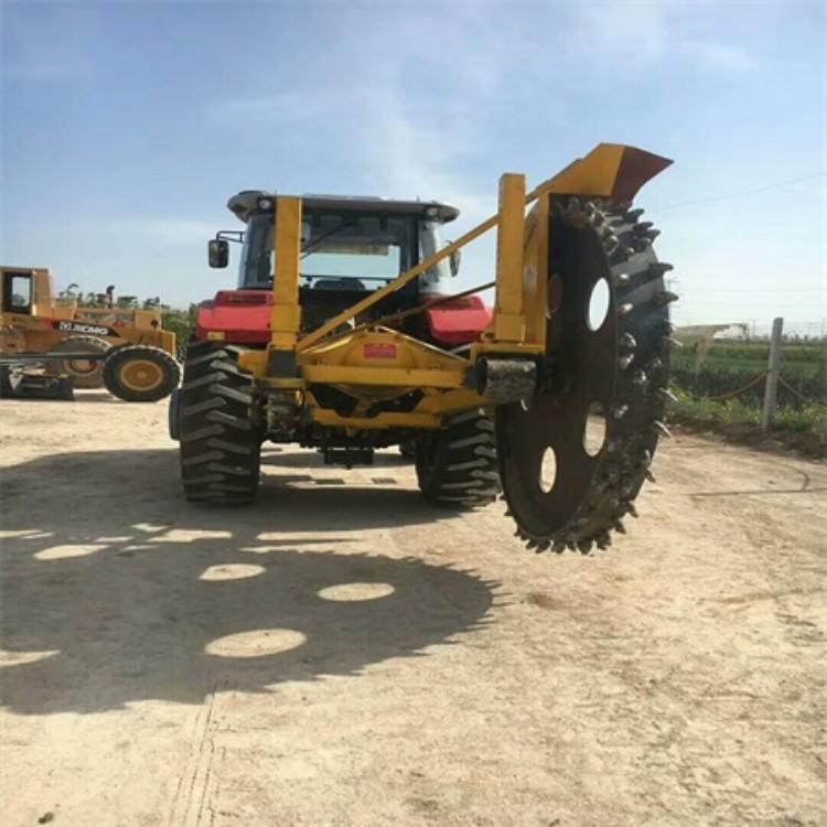 大棚开沟机耕地机 自来水管道开沟机 圆盘开槽机 出售厂家