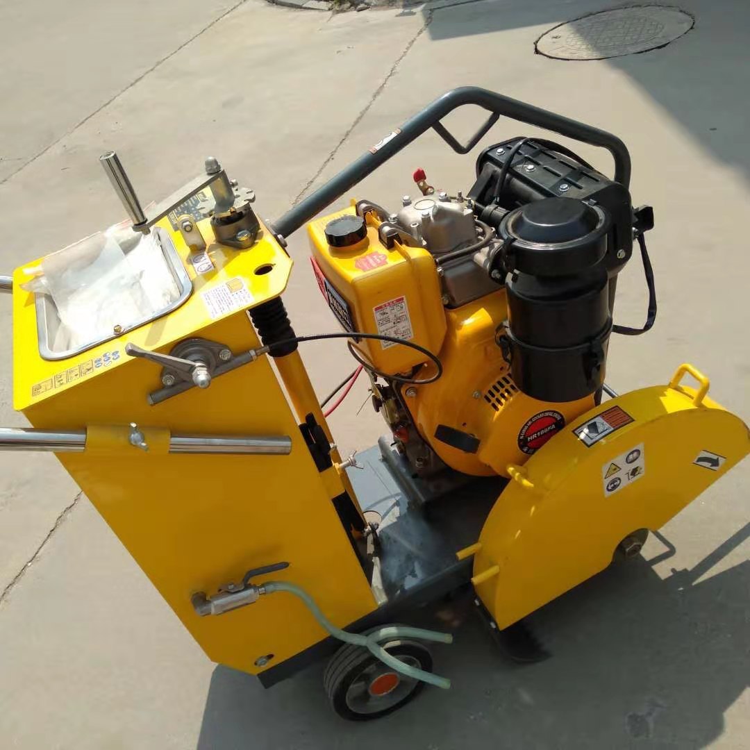 混凝土路切割切缝机 刻纹路面切缝机 电动柴油马路切割机