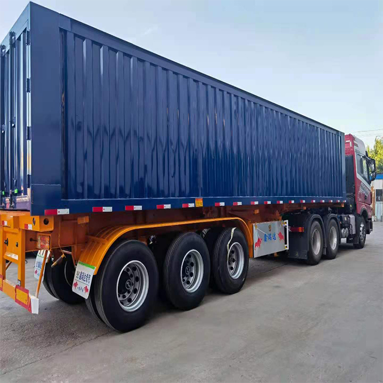 集装箱半挂车集装箱式半挂车集装箱骨架半挂车欢迎选购