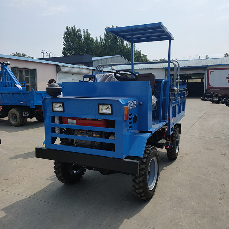 柴油自卸拖拉机四驱四轮农用运输车履带运输车