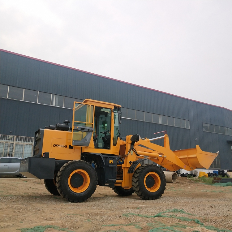 岳工 柴油版装载小铲车 多功能小型铲车 3.2米卸载四驱装载机