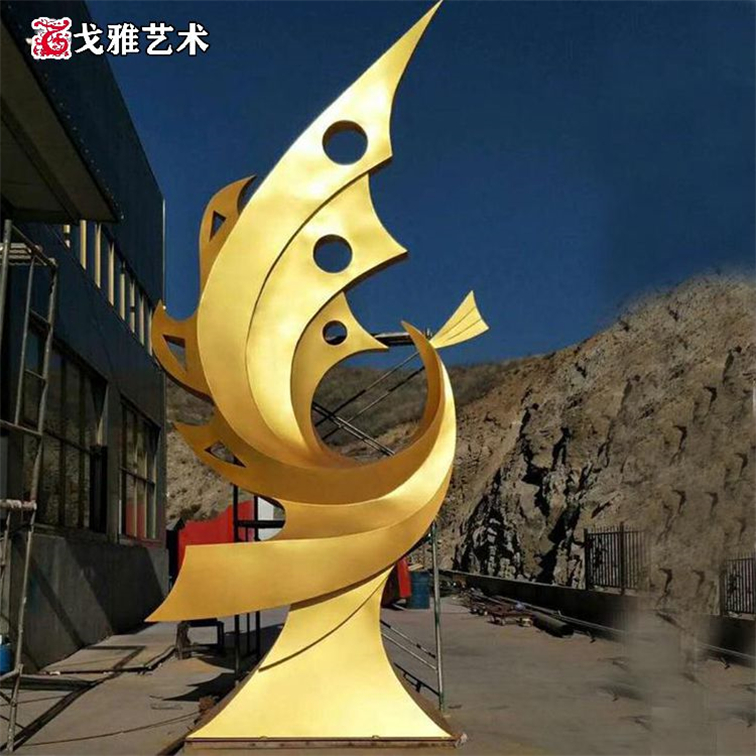 不锈钢雕塑定制供应 彩色喷漆不锈钢雕塑 玻璃钢主题雕塑