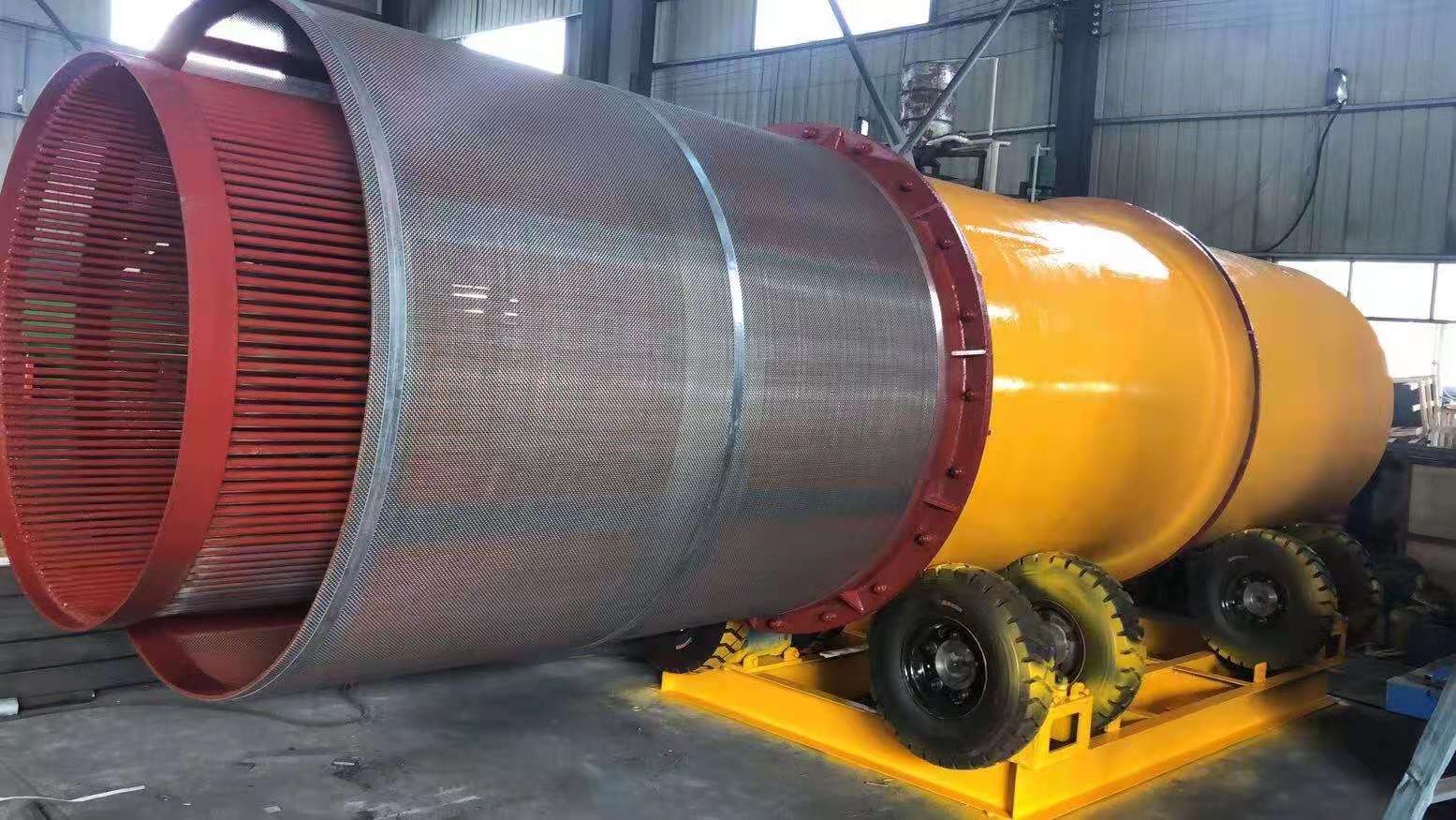 圆筒洗矿机滚筒洗石机土壤修复泥沙分离设备供应