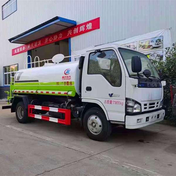国六五十铃5方抑尘洒水车 程力威牌园林绿化喷洒车