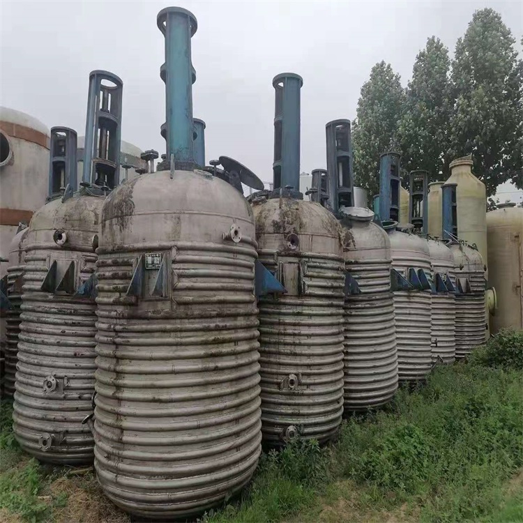 出售二手316l外盘管反应釜 不锈钢反应釜