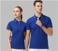 松江嘉定蚕丝棉T恤衫服装定做 批量翻领polo衫订做