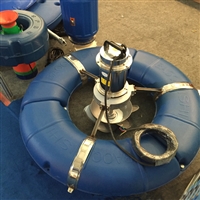 1.5KW铜芯水轮式增氧机 鱼塘曝气式养鱼泵 二相三相电增氧机