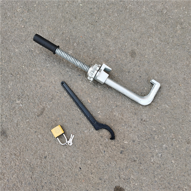 带钥匙的钩锁器便携式p50可动心道岔锁闭器p60交分道岔顶锁器