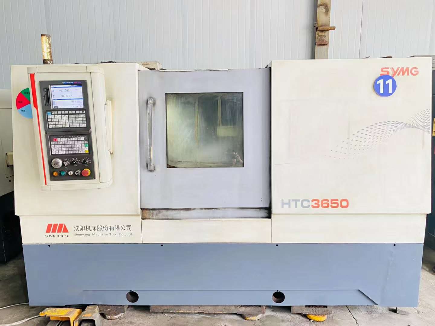 出售二手沈阳htc3650数控斜车二手沈阳数控车