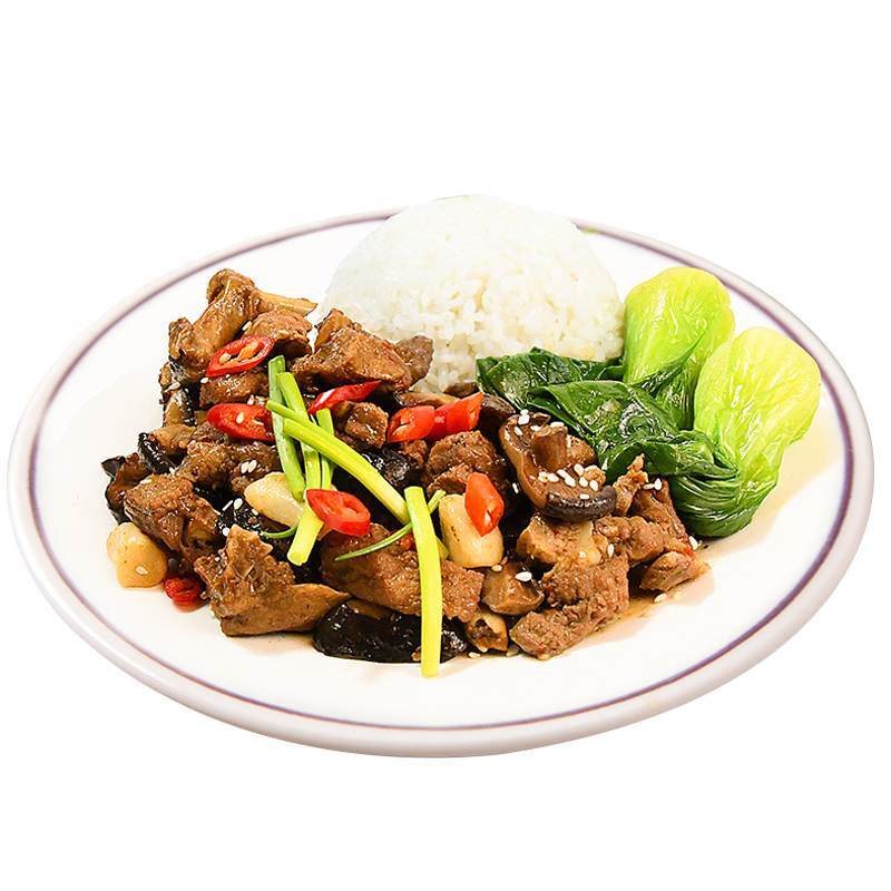 粮农料理包秘制土匪鸭 220g 速食快餐小碗菜外卖盖浇饭