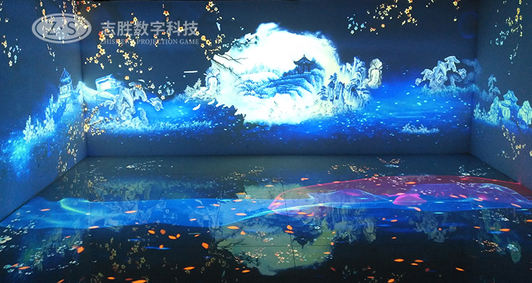 全息沉浸式3d投影展览馆互动式投影视觉强烈冲击