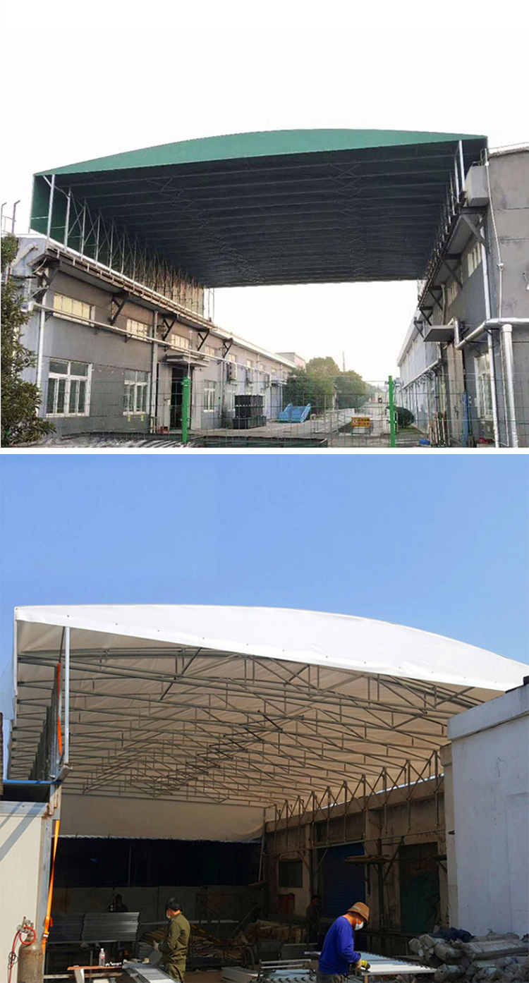 大型推拉雨棚活动伸缩推拉棚厂商