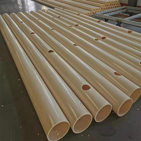 阻燃空气采样管dn50abs穿孔曝气管东营abs化工管阻燃v0级