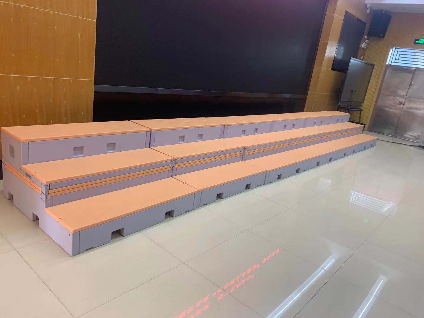 塑料合唱台 可折叠科移动 翻转折叠