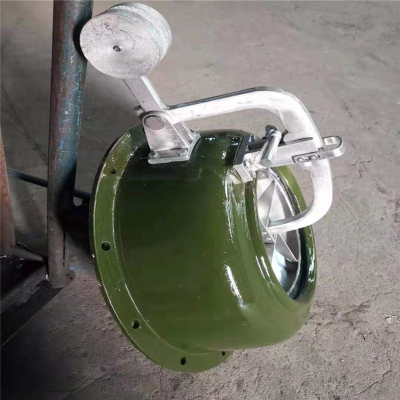 地下是活门安装 防爆超压密闭活门 排气活门操作灵活