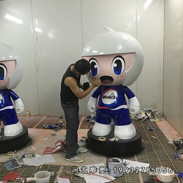 玻璃钢街道公仔卡通雕塑