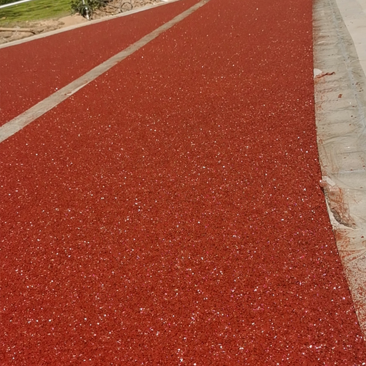 彩色透水冷拌沥青工程 施工便捷 色彩丰富 不积水