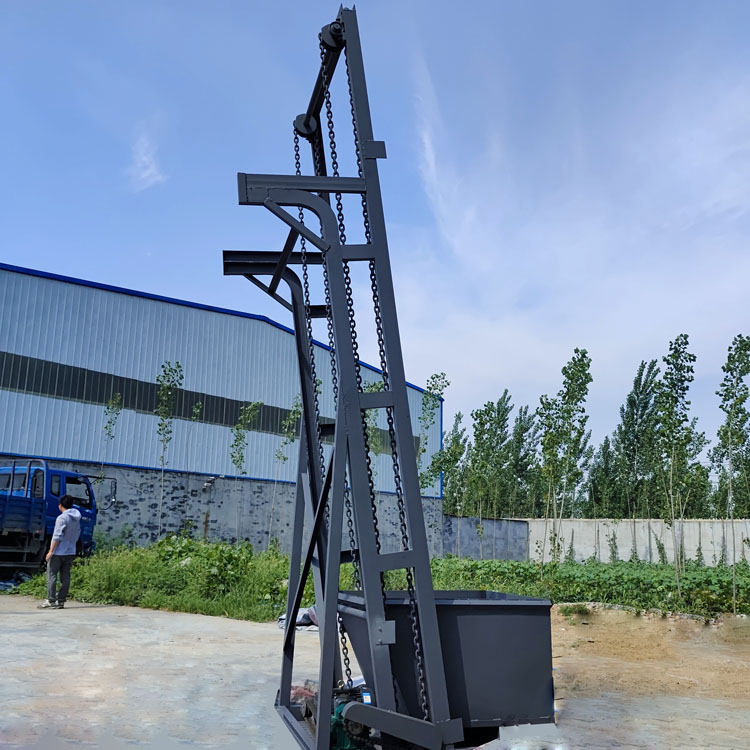 斜坡式单斗提升机 双槽钢单斗提升机 装车单斗提升机