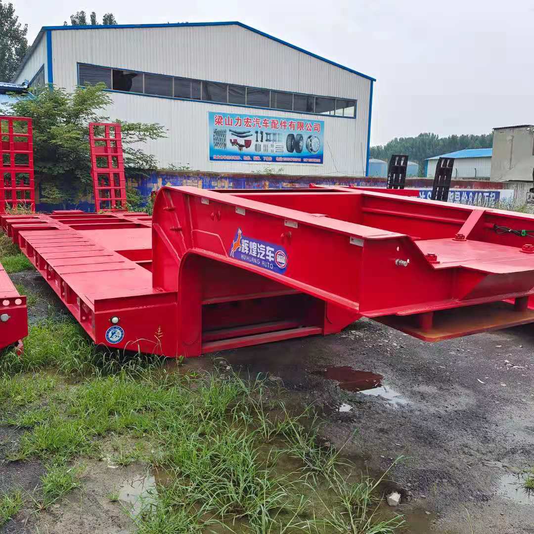 低平板半掛車 勾機板半掛車 鉤機板掛車