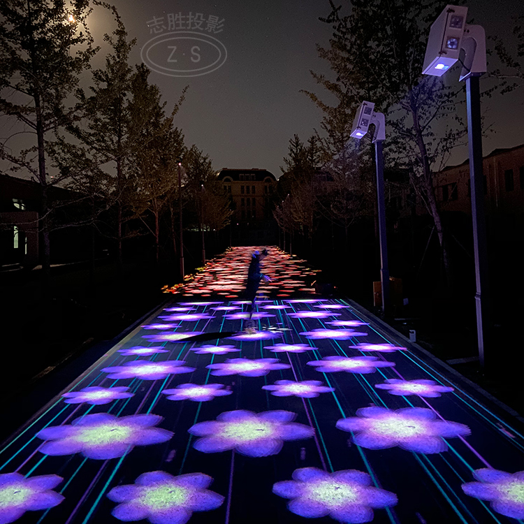 互动投影游戏设备多通道地面互动投影地面投影软件