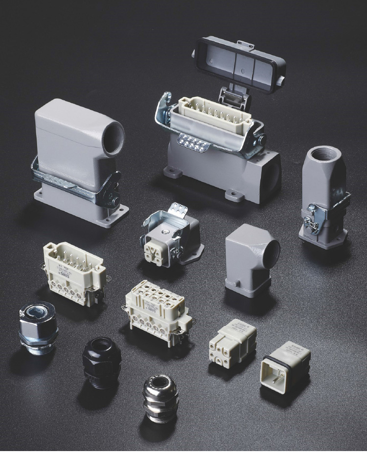 欧克斯供应 矩形重载连接器ha-010工业连接器接插件