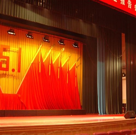 上海定做舞台幕布博纳思会场背景幕布定制厂家