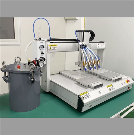 中山多头点胶机厂家led灯pcb板自动打胶机全自动三防漆涂胶机