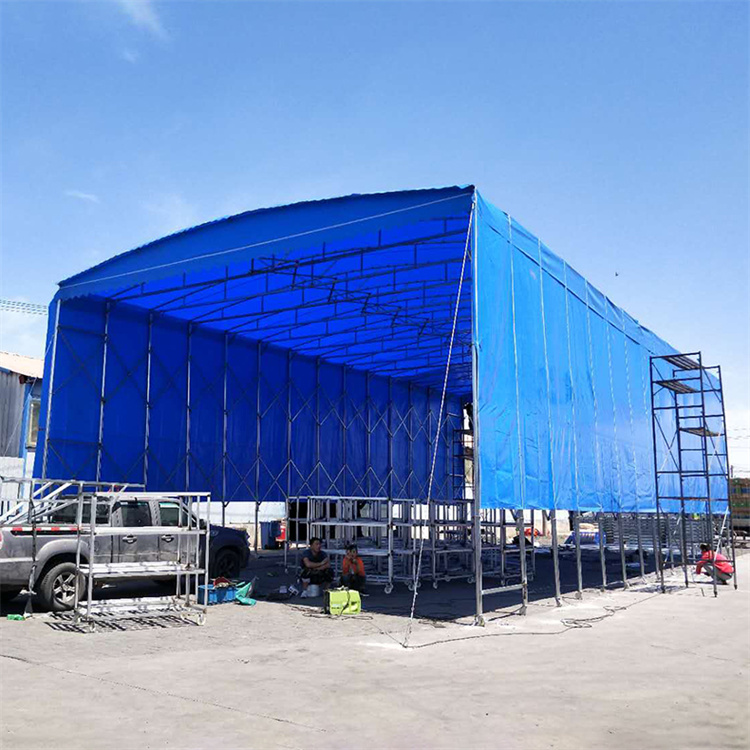 伸缩移动帆布棚可长时间移动使用