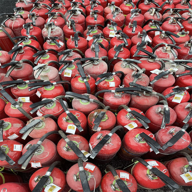 中山市回收1301灭火器价格 25公斤灭火器回收 回收储压式灭火器