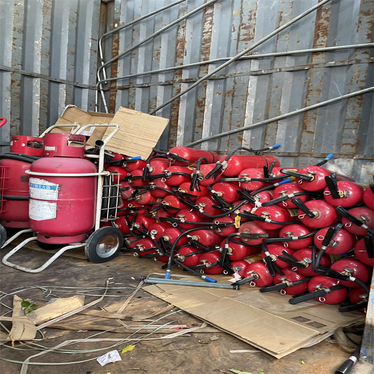 宝安区1301灭火器回收 4kg消防灭火器回收 棉麻水袋回收