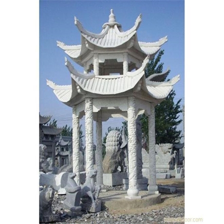 石雕石凉亭 石凉亭加工 石凉亭制作安装