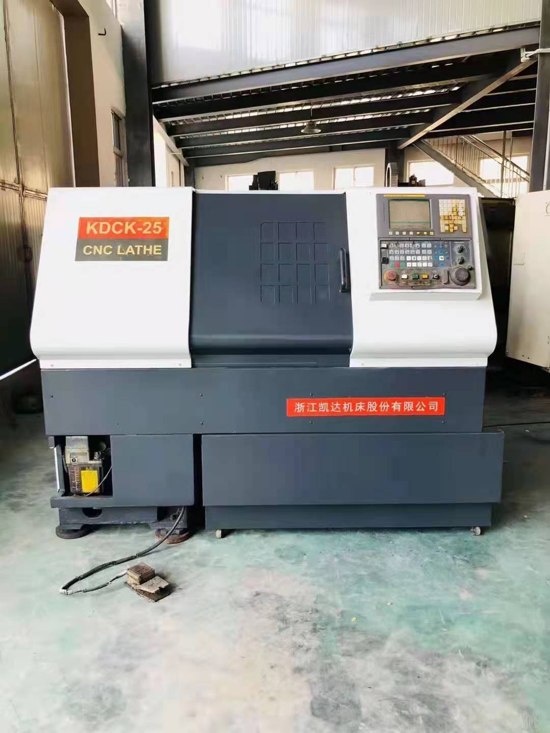 处理二手浙江凯达kdck25数控斜身车二手凯达数控车