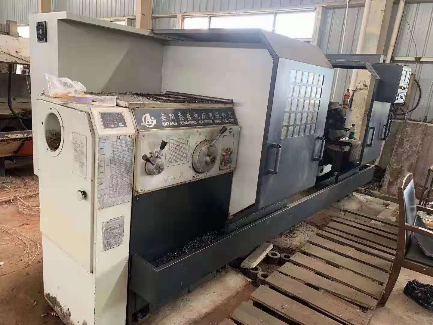 出售二手安阳鑫盛cw6163bx2米二手数控车二手车床