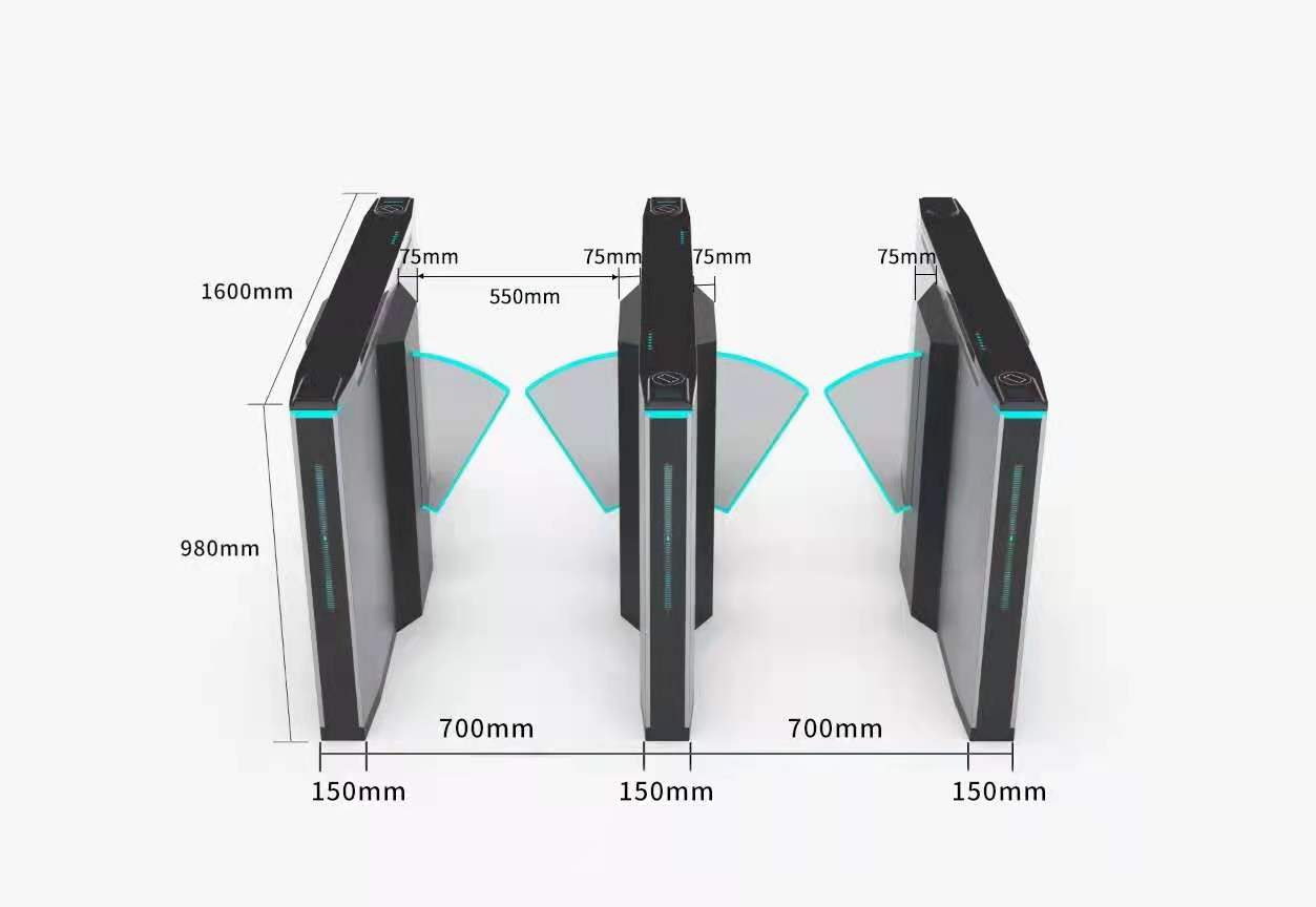 安康汉中出入口通道闸机/三辊闸/翼闸/摆闸/人脸刷卡扫码识别系统