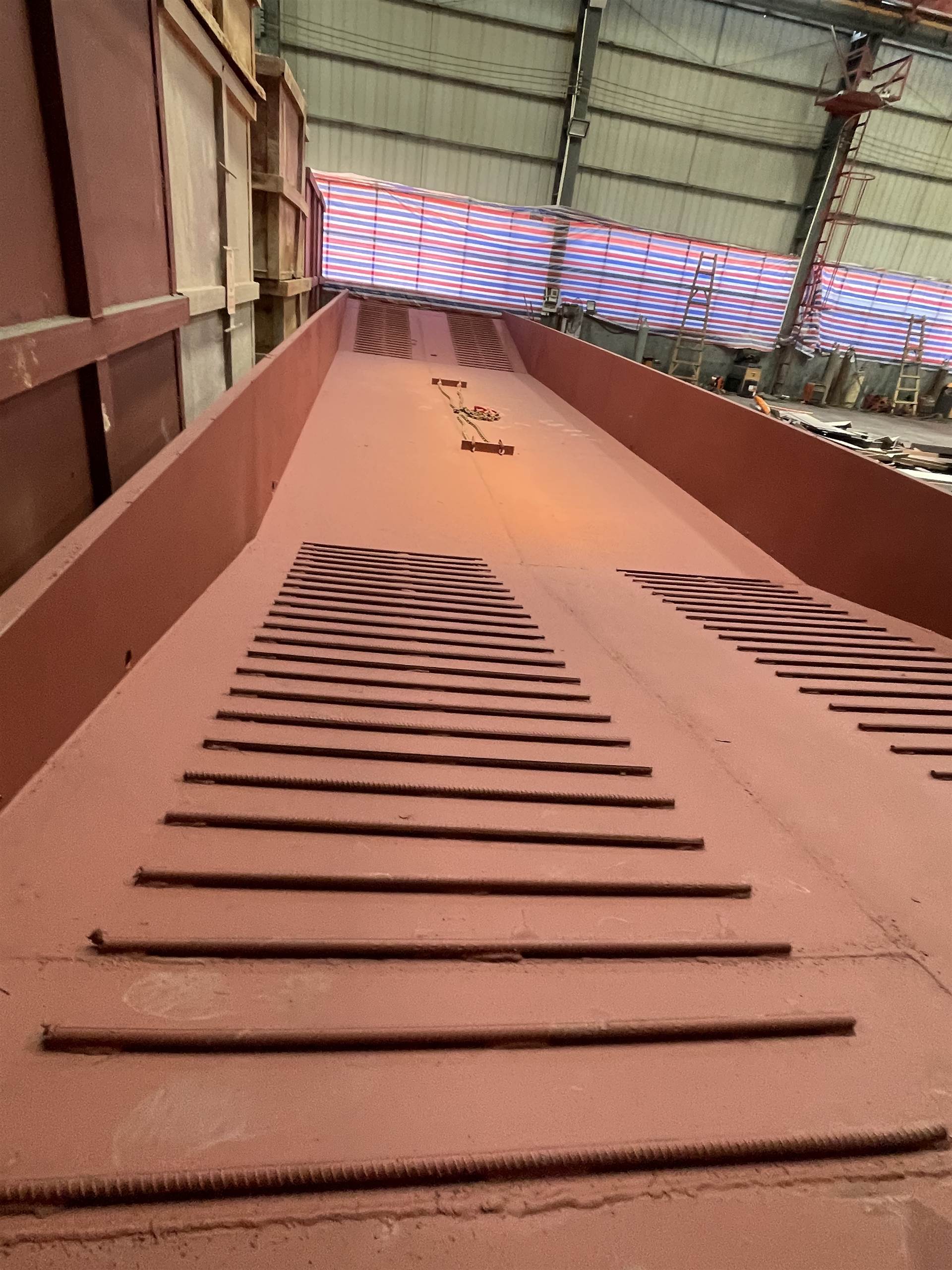 钢制洗车槽池工地货车轮胎过水槽