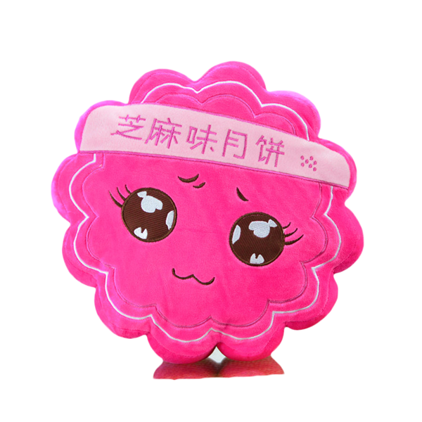 创意中秋节日的礼物月饼毛绒玩具公仔玩偶娃娃送客户可加logo厂家